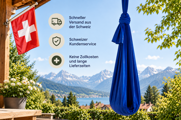 Welche Vorteile hat eine Therapieschaukel von einem Schweizer Anbieter gegenüber einer Direktbestellung aus dem Ausland?