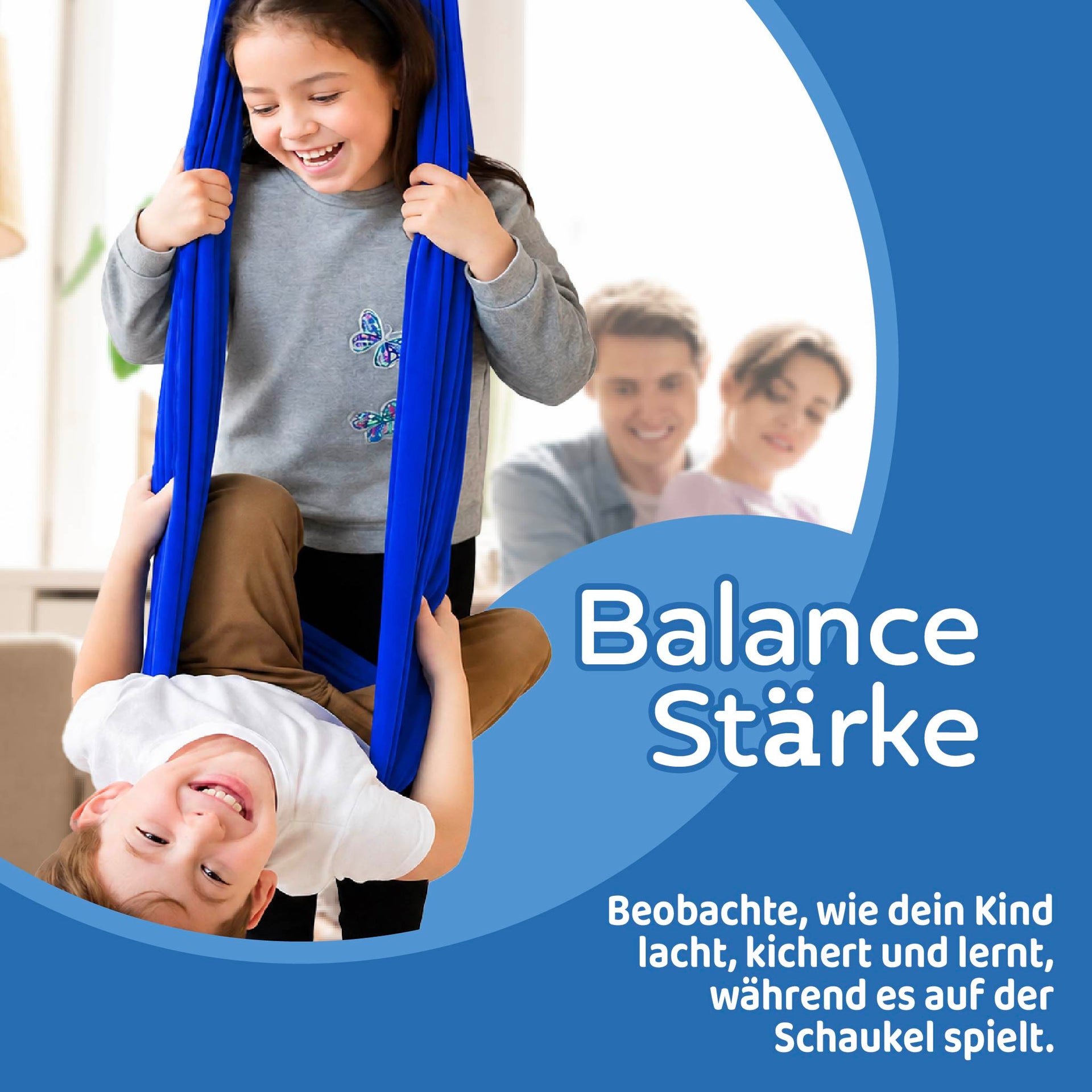 Therapieschaukel für Kinder, Sensorik und Indoor Hängeschaukel